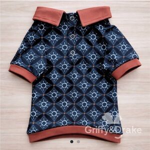 🐾 Sandstone Bloom Pet Colar Shirt